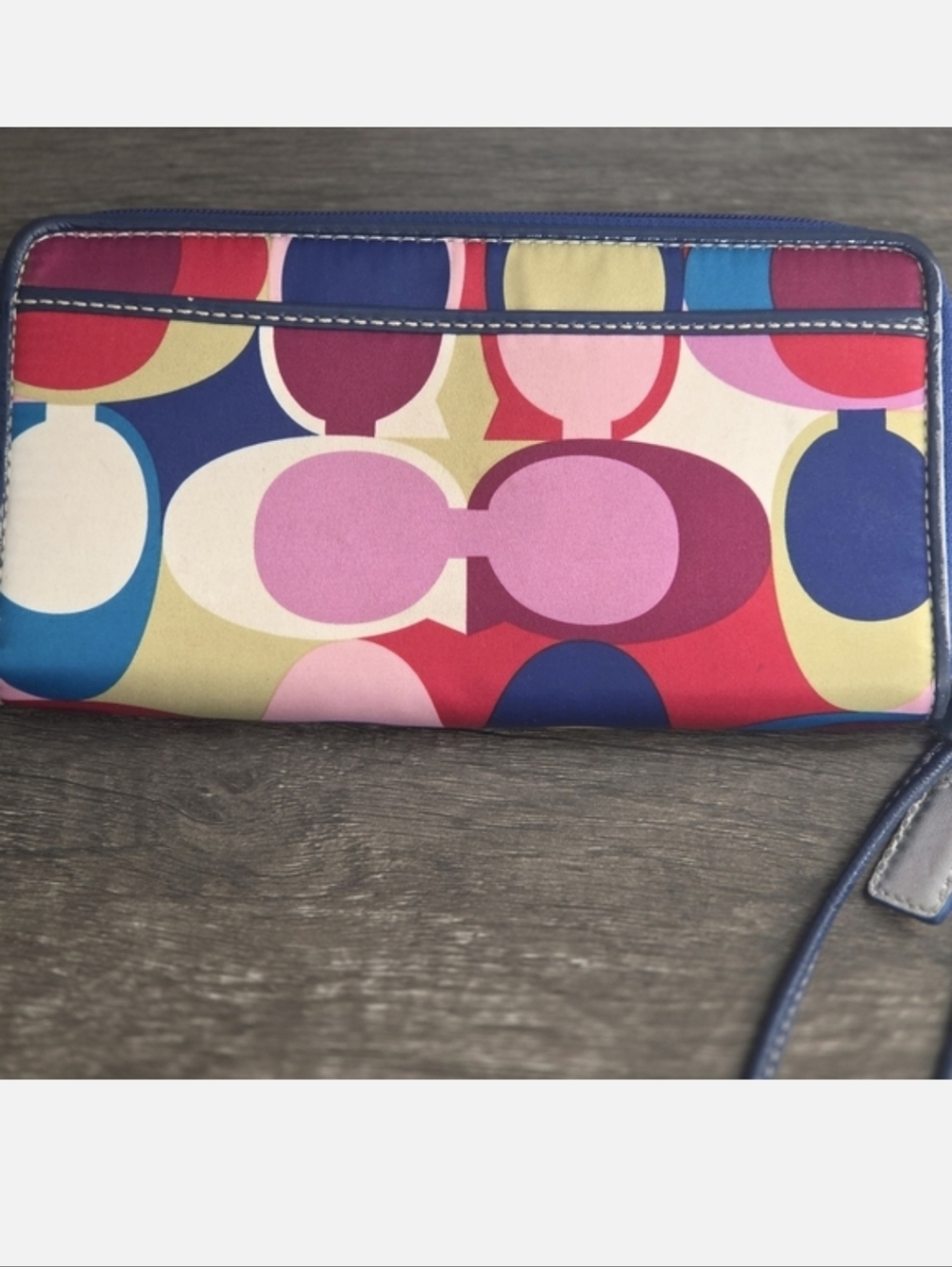 Coach Multicolor Signature C Wristlet Wallet - Picture 12 of 12